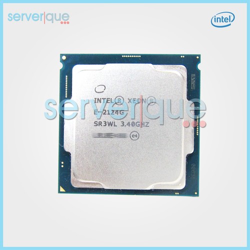 SR3WL Intel Xeon E-2124G Quad Core 3.40GHz 8MB 8GT/s 71W FCLGA1151 Processor