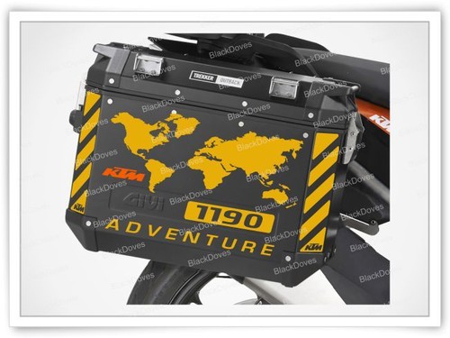 8x Réfléchissant Adhésifs Blanc Compatible Avec KTM 1190 Adv Givi Trekker Ratio - 第 12/12 張圖片