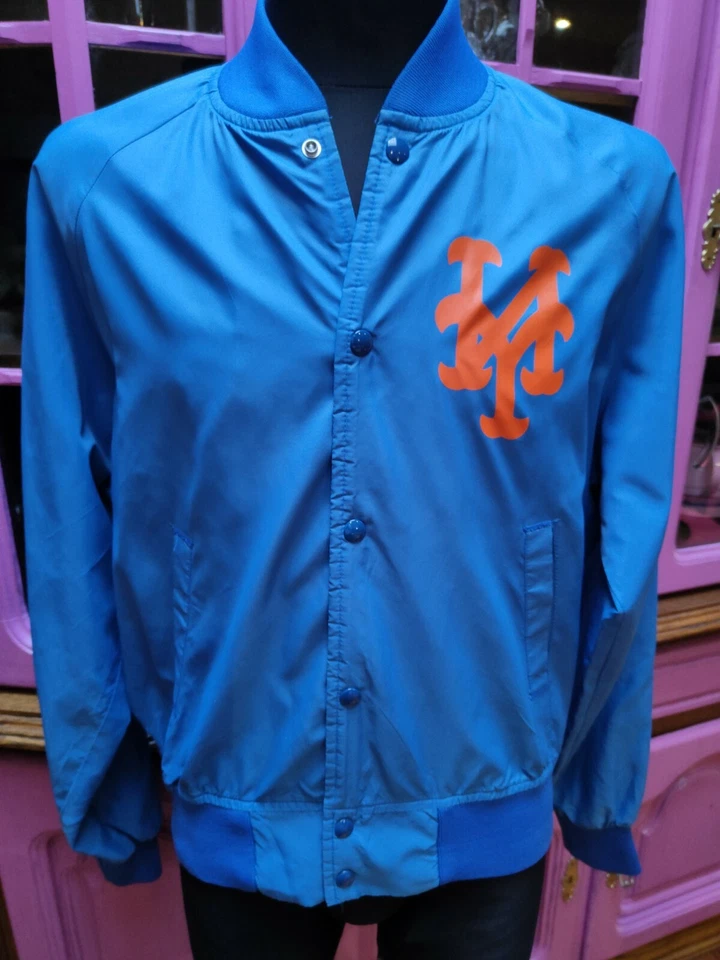 Chaqueta bomber cortavientos ligera vintage Chalk Line New York Knicks - Usada Foto 2 de 4
