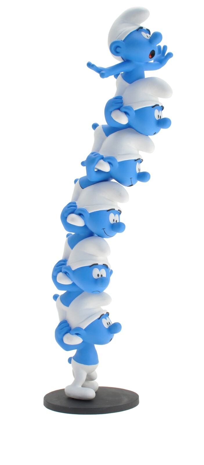 Figurine La colonne des schtroumpfs 40cm LES SCHTROUMPFS PLASTOY COLLECTOYS 173