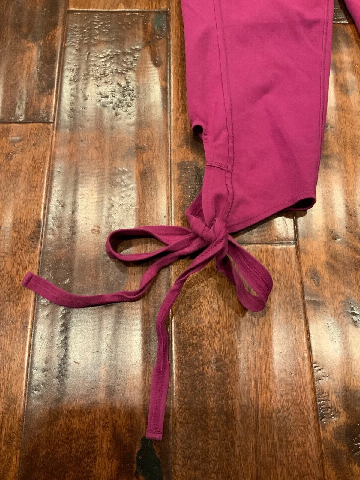 free-people-movement with ties at hem capri leggings