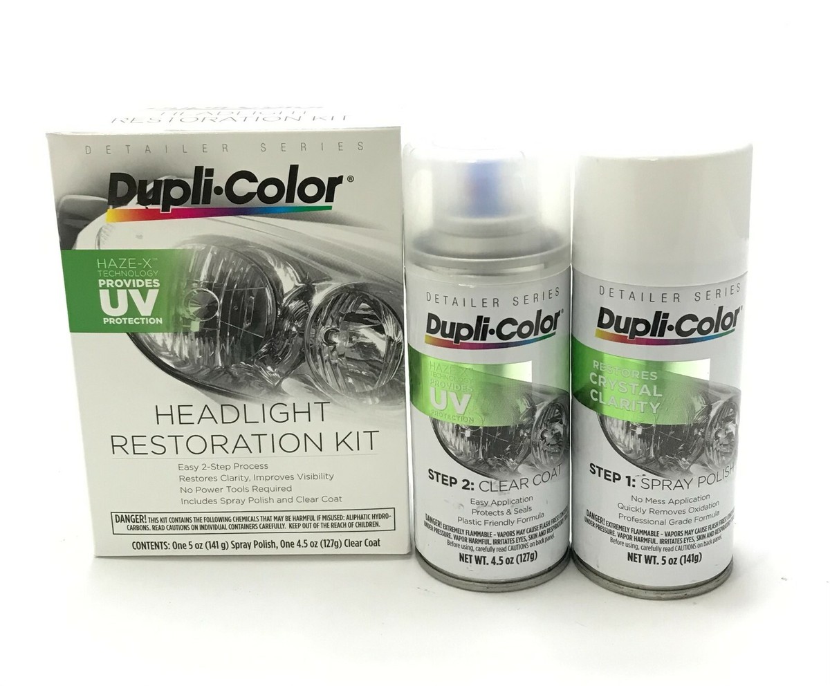 Dupli-Color Clear Headlight UV Protection Coating – 4.5 Oz Spray Can – Box Of 12