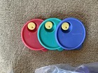 Lot Of Vintage Tupperware Tiny Treasure Ornament Set 4, Mini Grater And Magnet — photo 4
