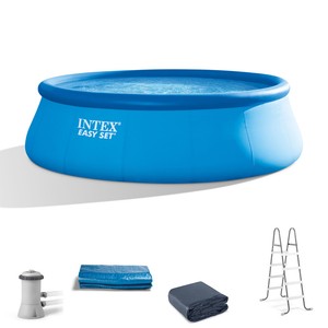 Intex 15 x 48 Easy Set Above Ground Swimming Pool w/ 1000 GPH GFCI Pump 26167EH - Click1Get2 Coupon&set=par1&sort_by=almost Gone