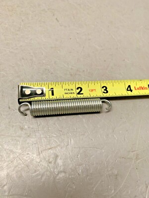 Heavy Duty Return Tension Spring, 0.075'' diameter wire, OAL: 3.25''