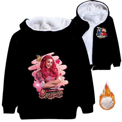 Descendants4 Children aged5-12Zipper Cotton Jacket Pure Cotton Coral Velvet Coat - Picture 2 of 30