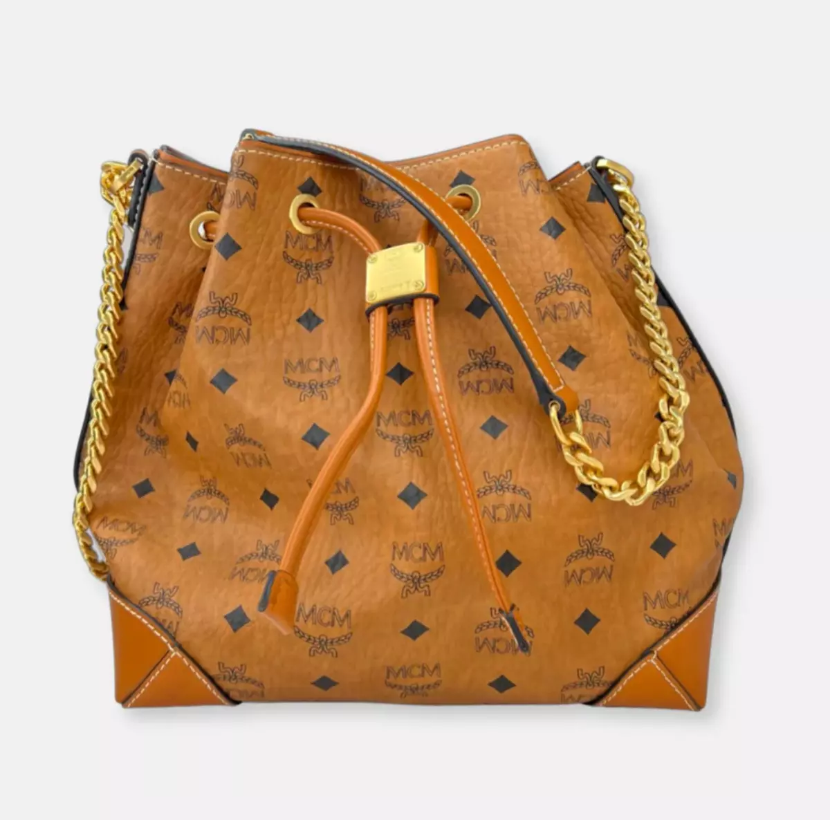 mcm bucket bag vintage