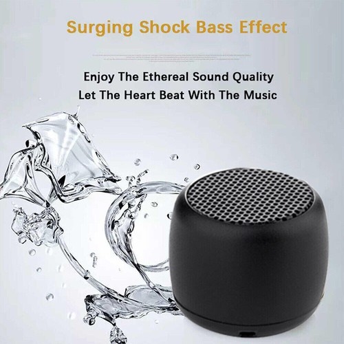 Portable Bluetooth Speaker Small Bass Music Loud Sound Wireless Mini Speakers - Picture 3 of 24