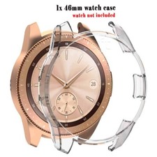 Clear TPU Protective Skin Shell Case Cover for Samsung Gear S3 Frontier SM-R765T