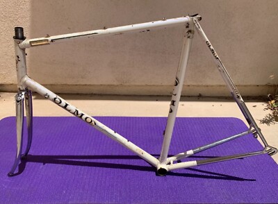 1985 OLMO FIRENZE, COLUMBUS SL 58cm (ctc) White & Chrome Plate