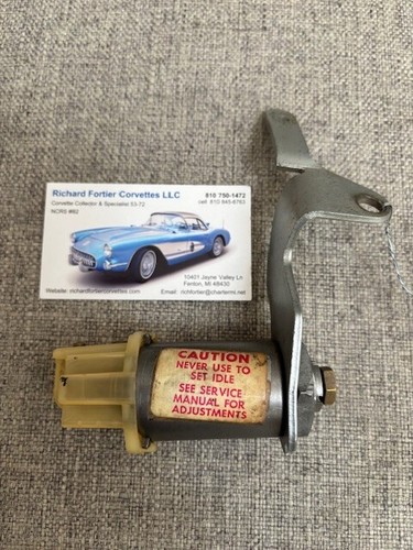 1971 Corvette, Chevelle, Camero Idle Stop Solenoid w/ Bracket SKU#41