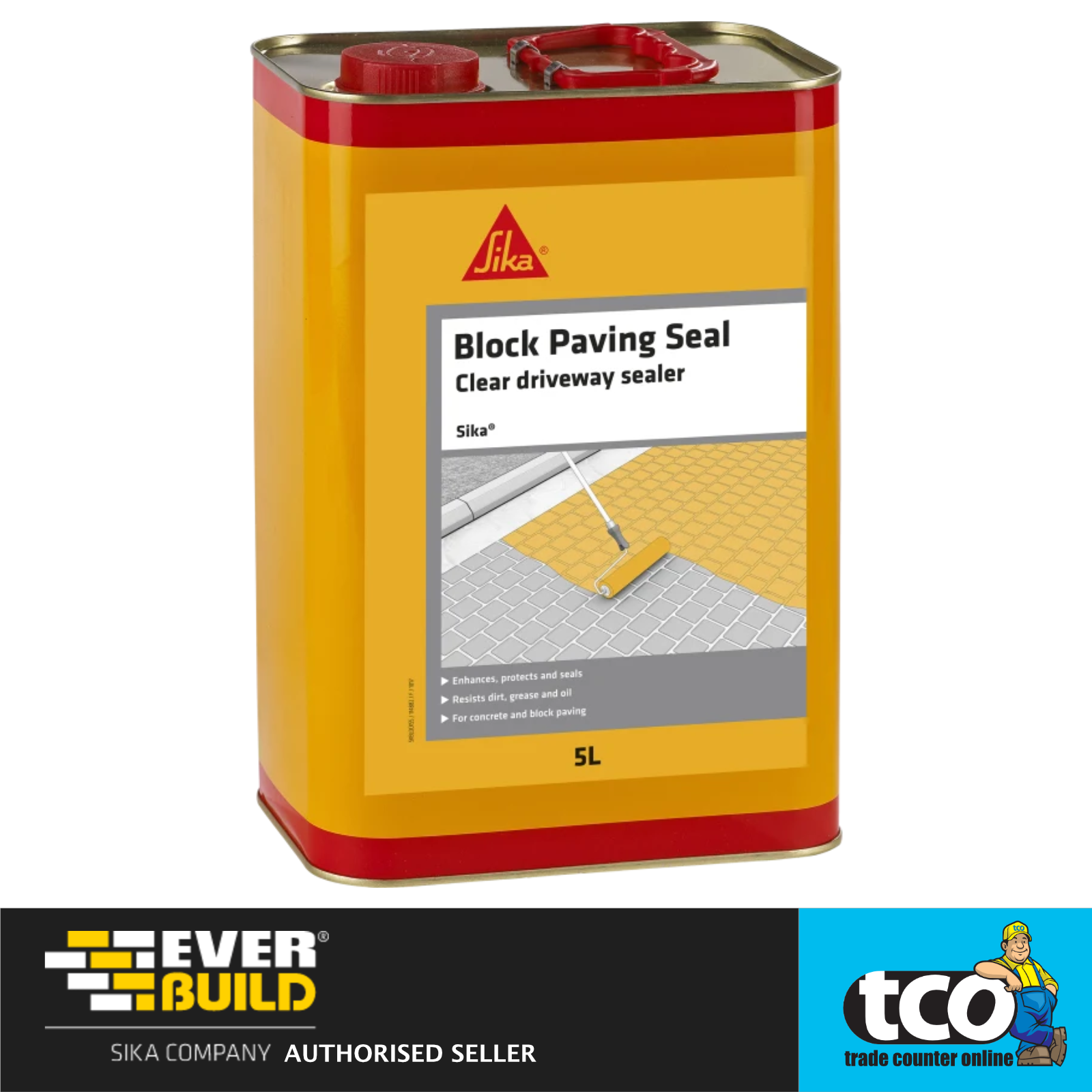 Sika Everbuild Patio Sealer Waterproofer & Protector Stone Brick