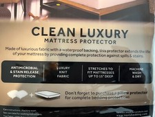Sealy Clean Luxur Mattress Protector Twin SZ 39x75