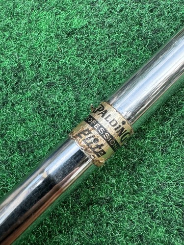 Vintage! Spalding Elite III Blade Brass Putter with Original Leather Grip, 34” - Picture 10 of 10