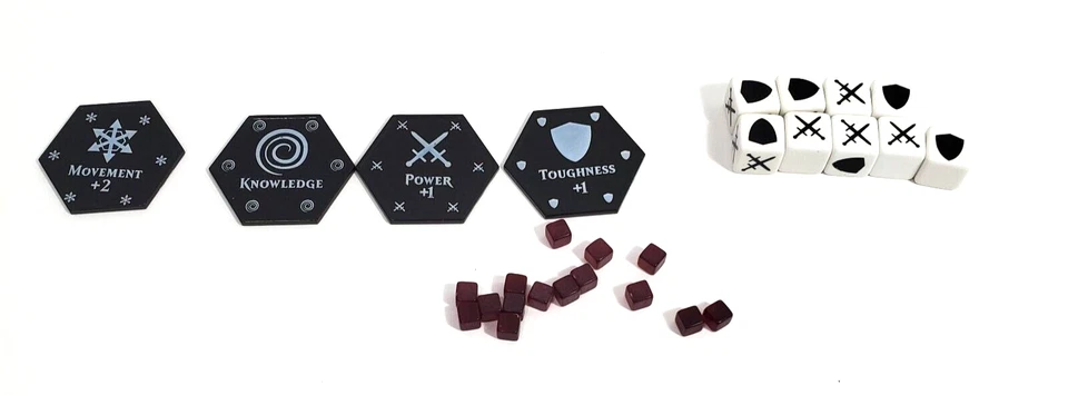Magic the Gathering Arena of the Planeswalkers Game Dice Glyphs Damage Mark - Image 4 of 4