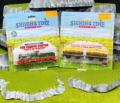 Ertl Shining Time Station Die-Cast Lot - City of Truro, Sodor Fuel Wagons SEALED