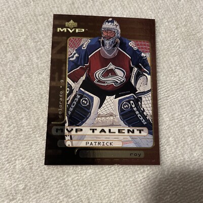 1999-00 Upper Deck UD MVP Talent # MVP7 Patrick Roy - Colorado Avalanche