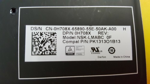 Clavier FR Dell Latitude 12 5000 E5250 E7250 E7270 Françai 0H708X Backlit - Picture 5 of 6