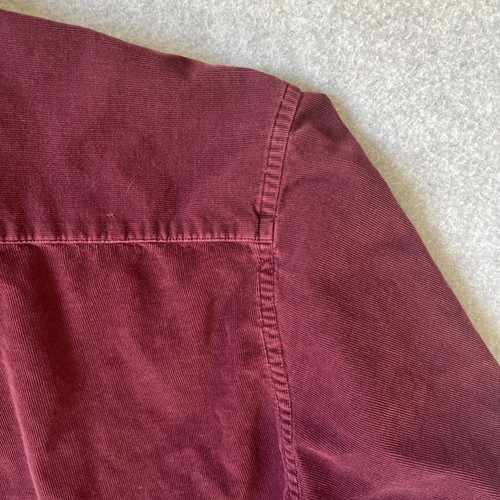 Pendleton Corduroy Button Down Shirt Mens XL Maroon Red Long Sleeve 100% Cotton - Picture 15 of 18