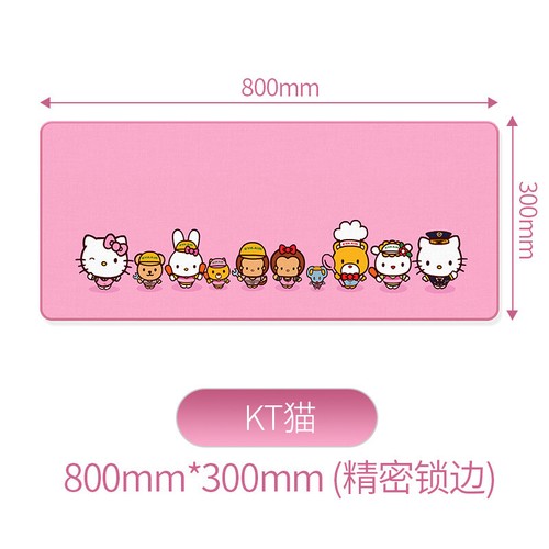 Hello Kitty Large Extended Gaming Non-Slip Mouse Mat Pad Mousepad Computer PC - Picture 3 of 8