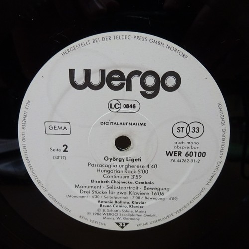 WER 60100 LIGETI Trio for Violin Horn and Piano GAWRILOFF BAUMANN WERGO LP EX+ - Picture 7 of 7