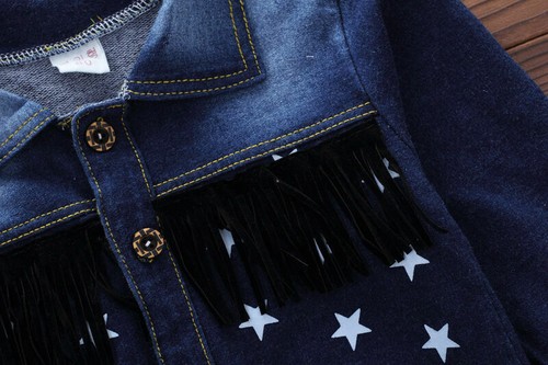 Cappotto Tuta Energetico Bambino Tre Pezzi Comodo Ragazzo+T-shirt+Jeans - Foto 8 di 16