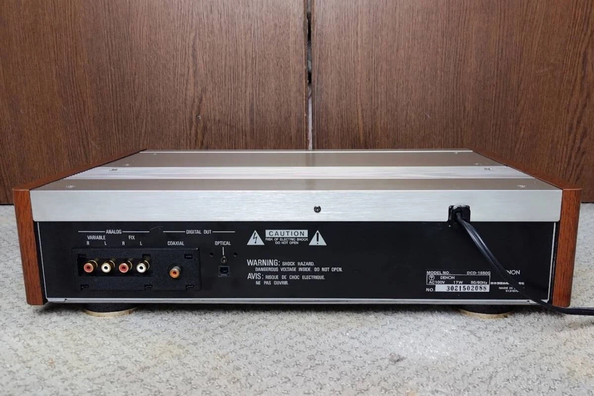 Denon DCD-1550G CD Player Stereo Audio Tested From Japan