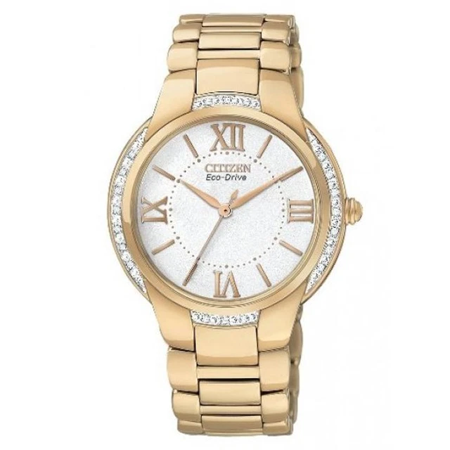 Citizen Stainless Steel Case Gold Plated Case Wristwatches