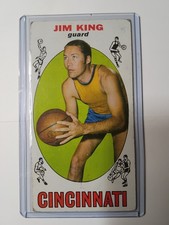 1969-70 Topps Jim King Rookie #66 Tallboy Basketball Card Cincinnati Royals . rookie card picture