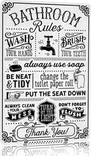 8x12 Tin Metal Sign Funny Toilet Bathroom Rules Quotes Wall Art