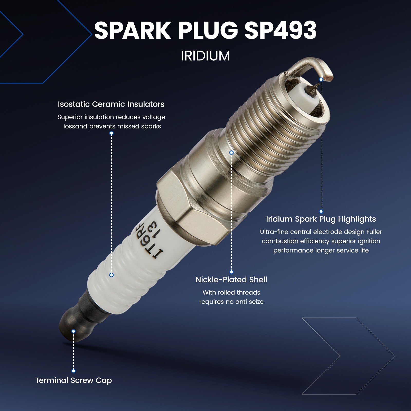 Ford GT 2005-2006 FRONT Spark plug