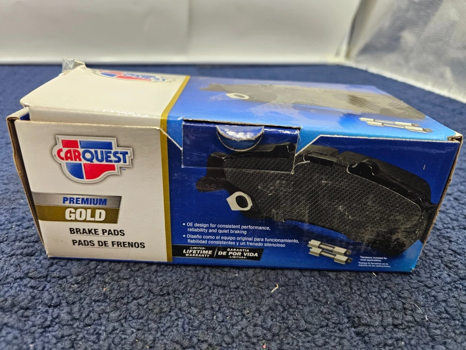 Pastilla de freno delantera semimetálica dorada premium GMKD1327 para modelos Ram C/V 2014-2015 Foto 4 de 4