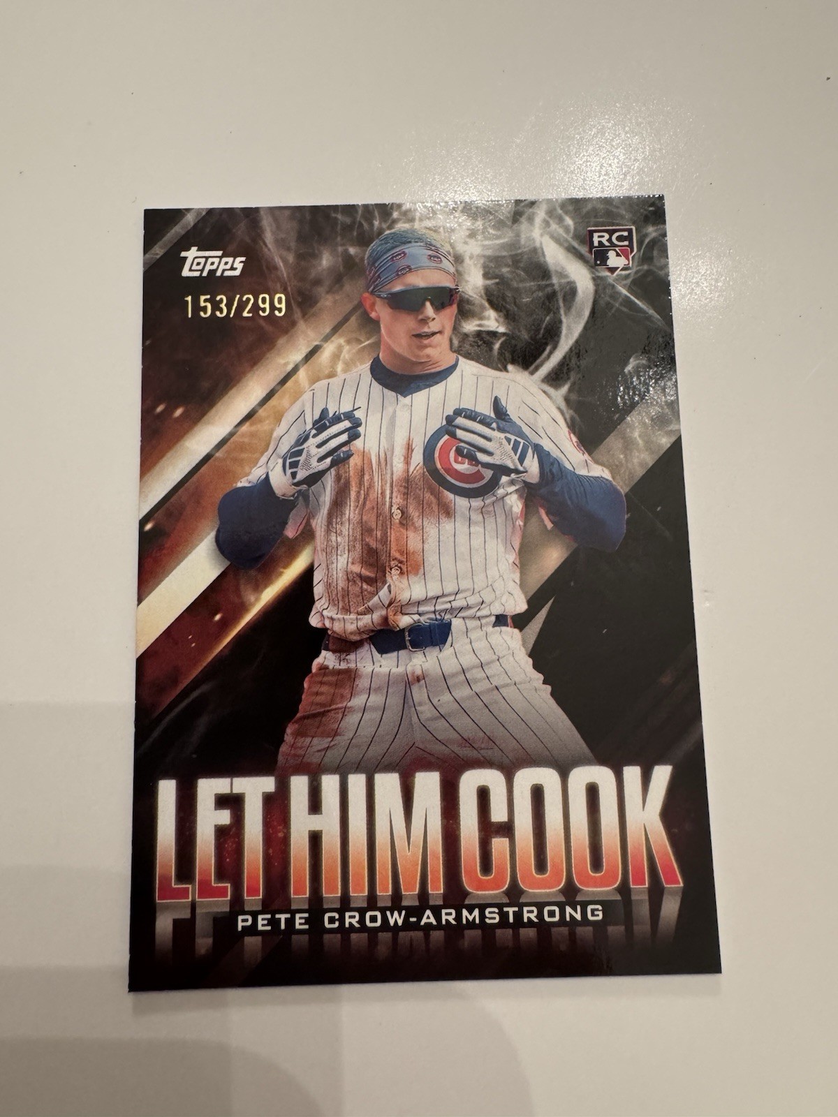 2024 Topps Update Series Baseball Pete Crow-Armstrong Let Him Cook Black/299 RC