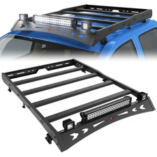 Roof Rack Cargo Luggage Carrier w/LED Light For Toyota Tacoma 2005-2023 SR/SR5