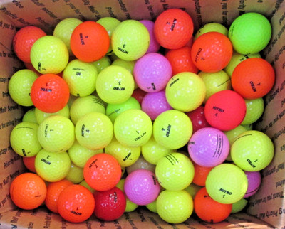 85 AAAAA / AAAA+ Nitro Golf Balls - Assorted Colors (Majority Yellow) and Models