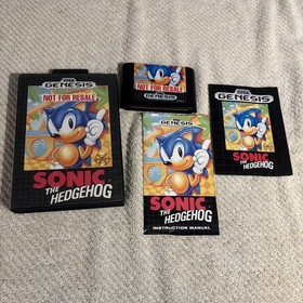 Sega Genesis Model 1 MK-1601 Console System Bundle Tested Sonic OEM 2 Controller