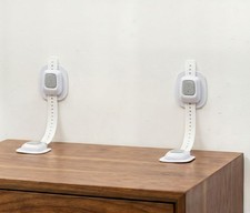 YEYA No Drill Anti tip Furniture Straps Wall Anchors for Baby proofing Upgra...