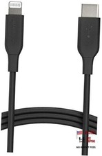 USB-C to Lightning Cable, Apple MFi Certified, Power Delivery, 3 Feet Black