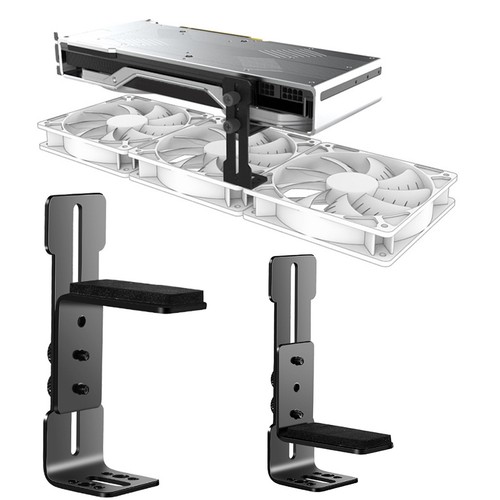 Stainless Steel Anti Sag GPU Stand , Graphics Card Bracket for Desktop Computer - Afbeelding 4 van 14