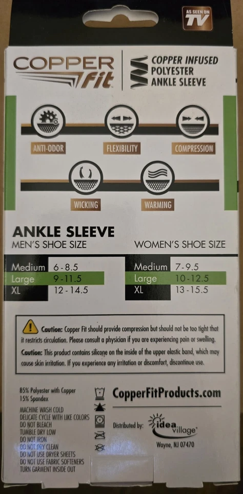 Tacón abierto manga tobillo ajuste cobre grande 1 par  Foto 3 de 3