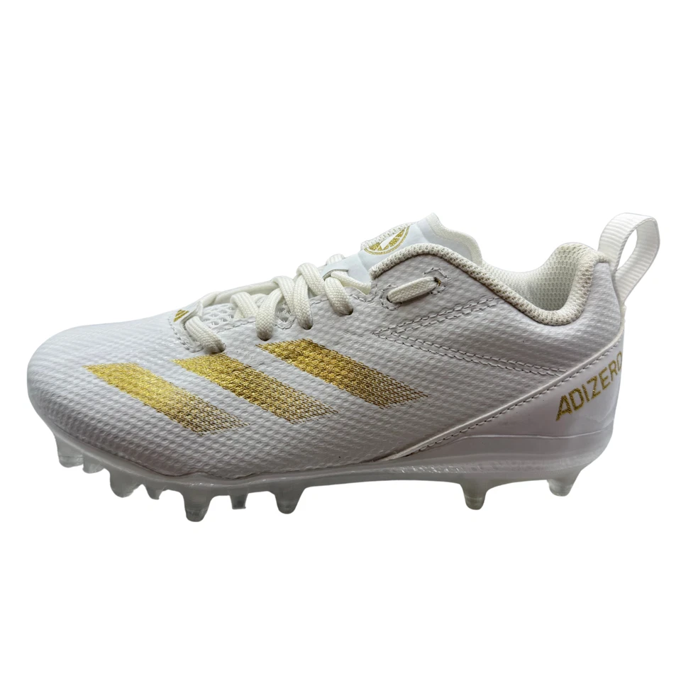 Adidas Electric 2 Boy's Kids Football Cleats White/Gold ID1468 - Image 2 of 4
