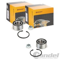2X Continental Ctam Radlagersatz Radlager Hinten Passend FüR BMW 3 Z1