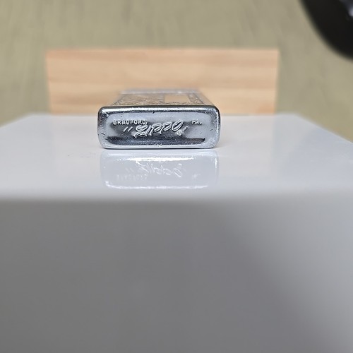 Vintage Zippo Lighter Chrome Engraved Scroll Design USA Made - Picture 5 of 11