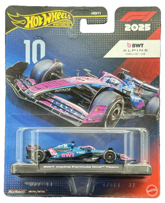 Hot Wheels Premium 2025 HW Formula 1 BWT Alpine Formula One Team (#10)