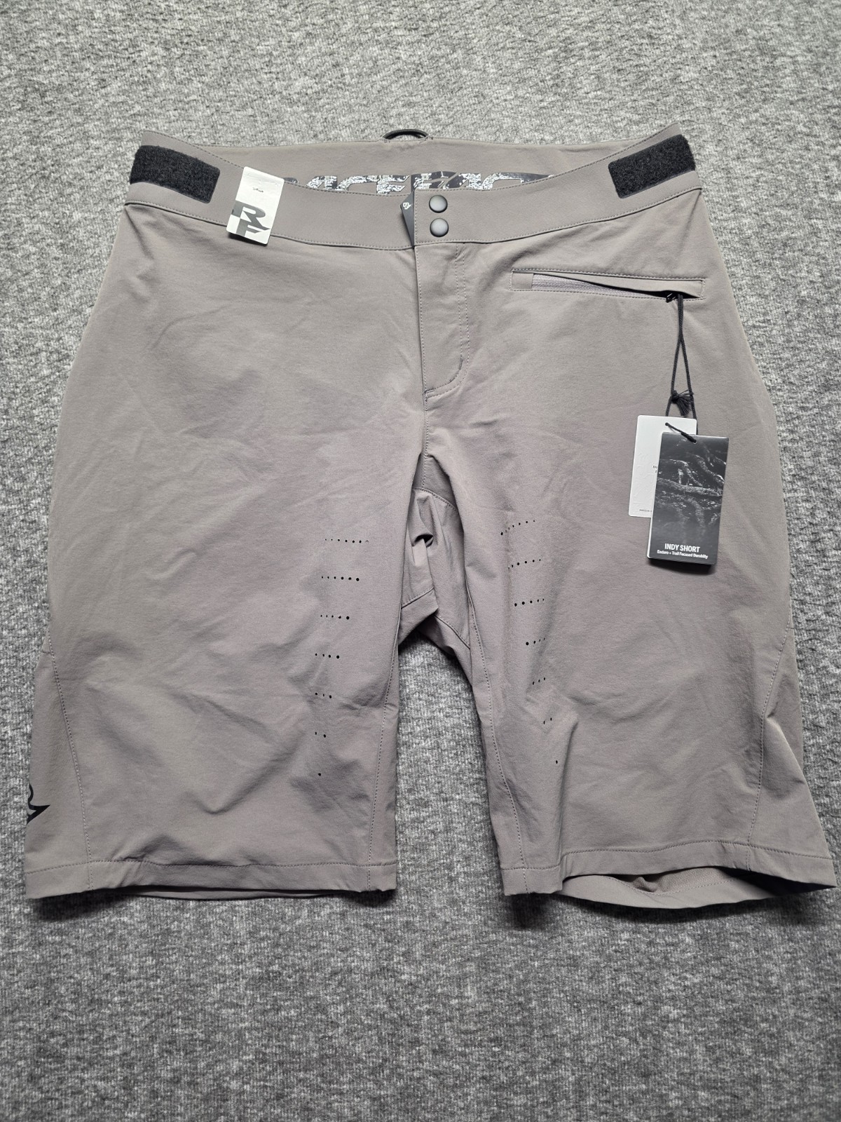 Race Face Indy Mountain Bike Shorts Womens XL Zip Pockets Trail Cycling MTB