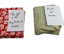 Quilting Fabric Moda Yardage - 3 - 1/2 yards total for 2 pieces