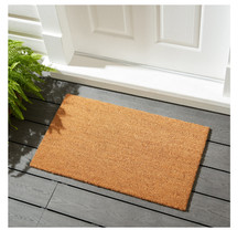 Natural Coir Doormat Door Mat Rubber Doormat Entryway Indoor Outdoor18X30