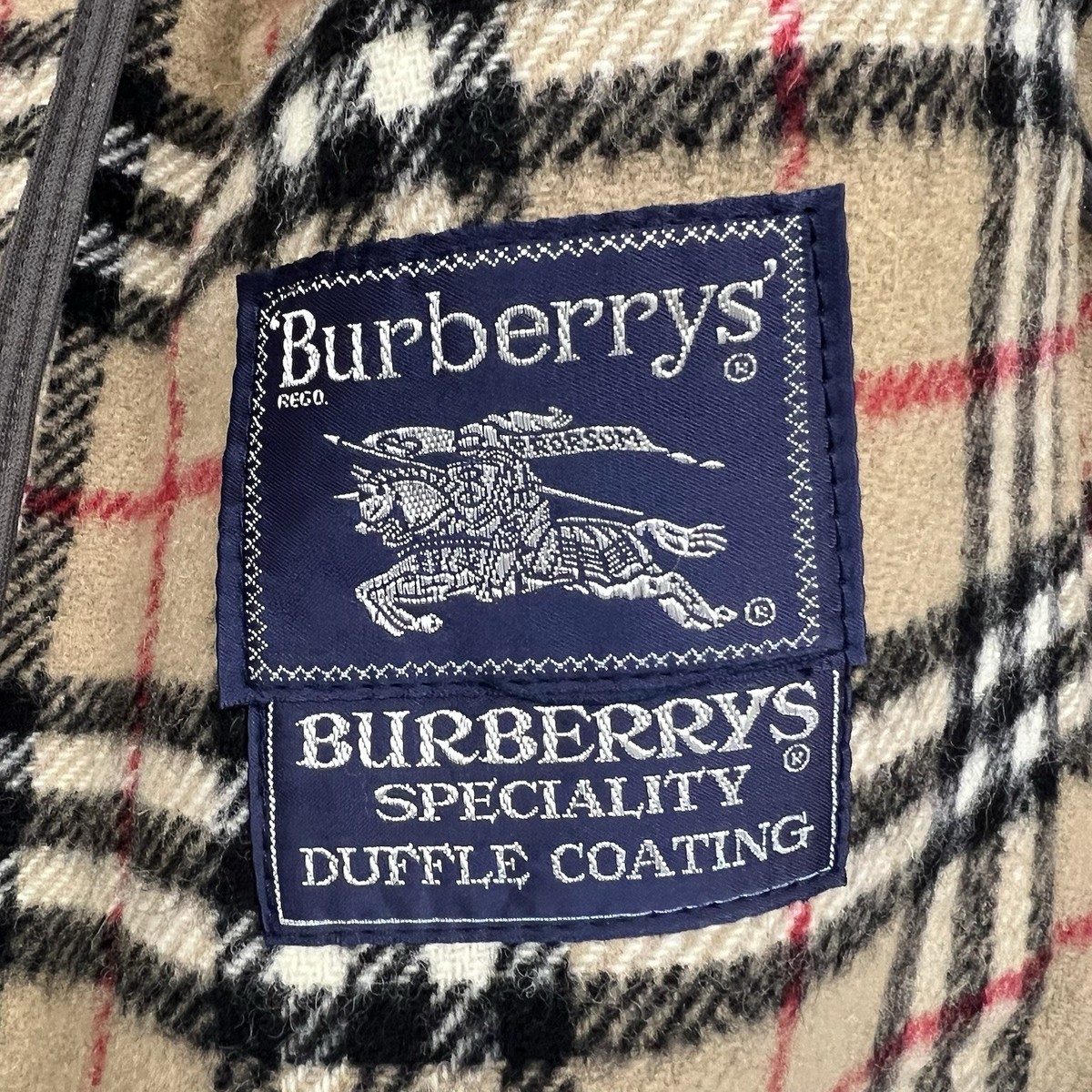 Vintage Burberrys Wool Specialty Duffle Toggle Coat Nova