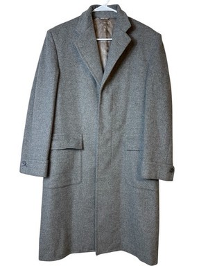 Vintage 50s-60s Alexandre England Men s Overcoat Moorbrook Cashmere Wool Blend