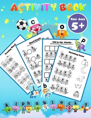 Alphablocks Activity Book: Include Games: Matching Games, Tracing Letter, Fill I